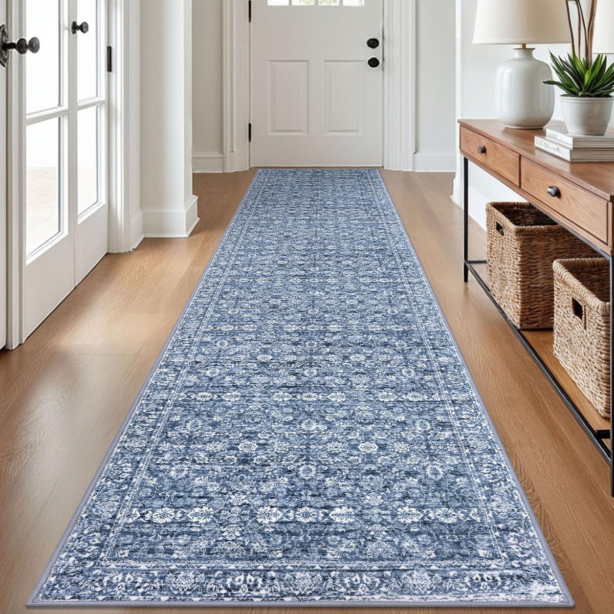 SIILOOM 2x3 Small Washable Area Rug Entryway Door Mat Indoor Kitchen Runner