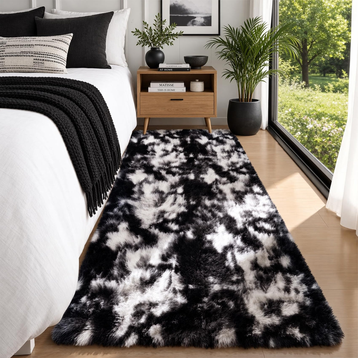 Super Soft Runner Rugs For Hallway 2x6 Ft,Grey Rug Home Decor Aesthetic