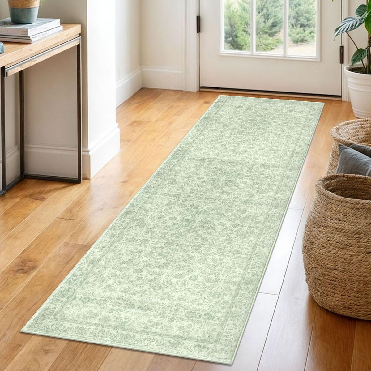SIILOOM 2x3 Small Washable Area Rug Entryway Door Mat Indoor Kitchen Runner