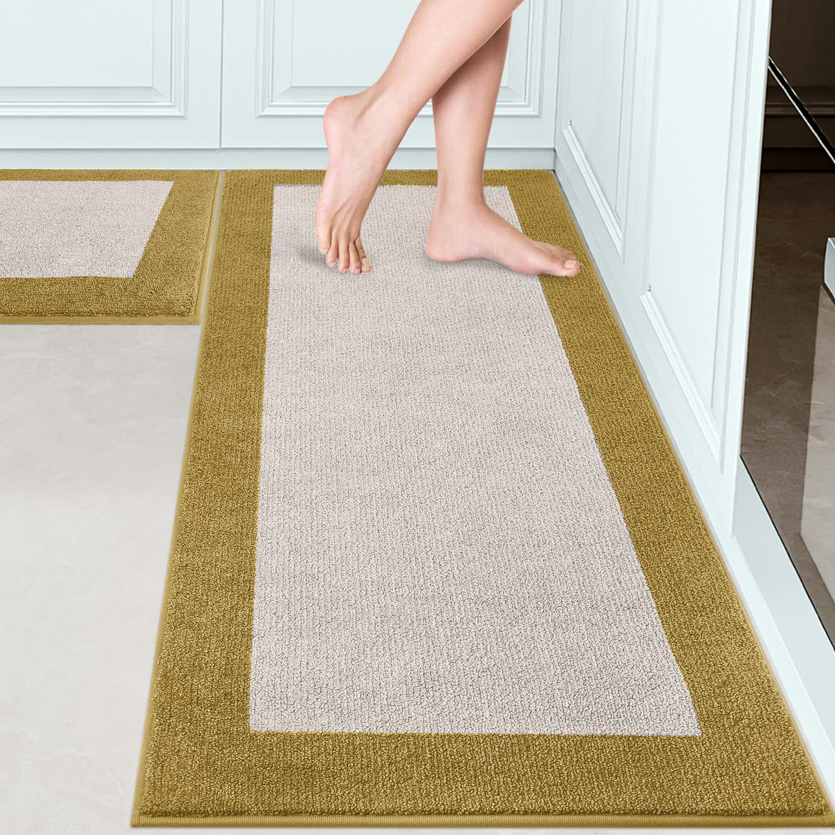 Runner Rug 32" x 72", Kitchen Rug for Hallway, Door, Roll Packing