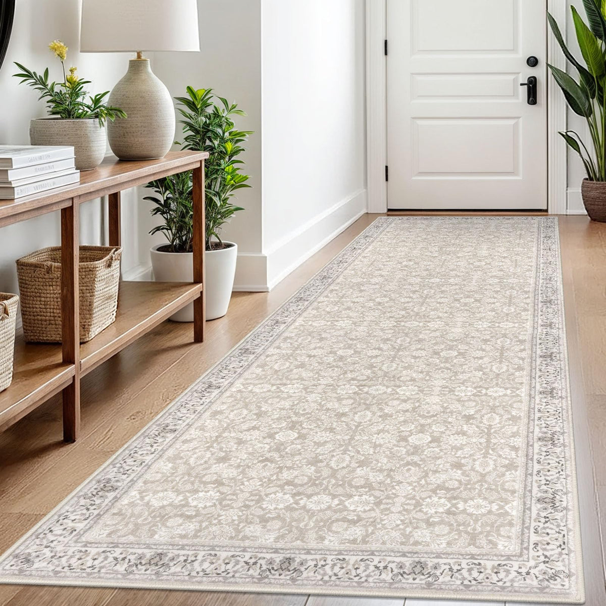 SIILOOM 2x3 Small Washable Area Rug Entryway Door Mat Indoor Kitchen Runner