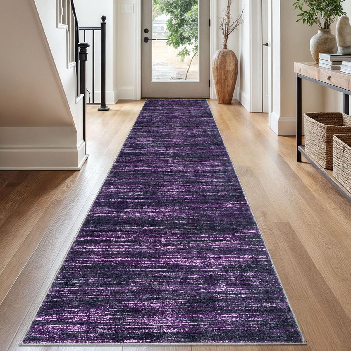SIILOOM 3x5 Washable Area Rug Non Slip Door Mat Indoor for Entryway Bedside