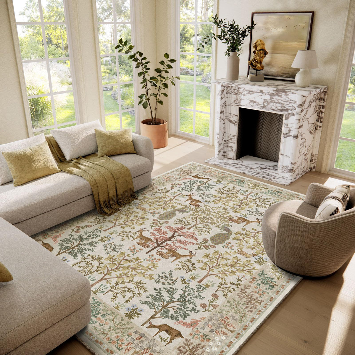 Machine Washable Small Rugs for Entryway: Door Mat Indoor Entrance 2x3 Throw Rug Non-Slip Low Pile Soft Kitchen Rugs for Front Door Indoor Entrance Entry Bedside Kids Room