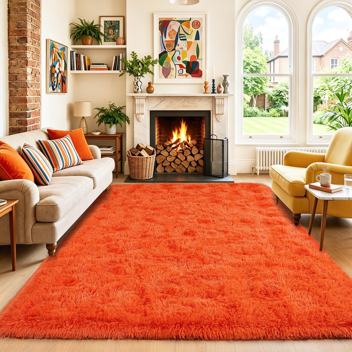 Small Black Area Rug, 2x3 Rug for Bedroom Shaggy Throw Rugs for Dorm Rug, Soft Shag Carpet for Kids Room, Plush Comfy Fluffy Bedside Rug for Home Decor Aesthetic