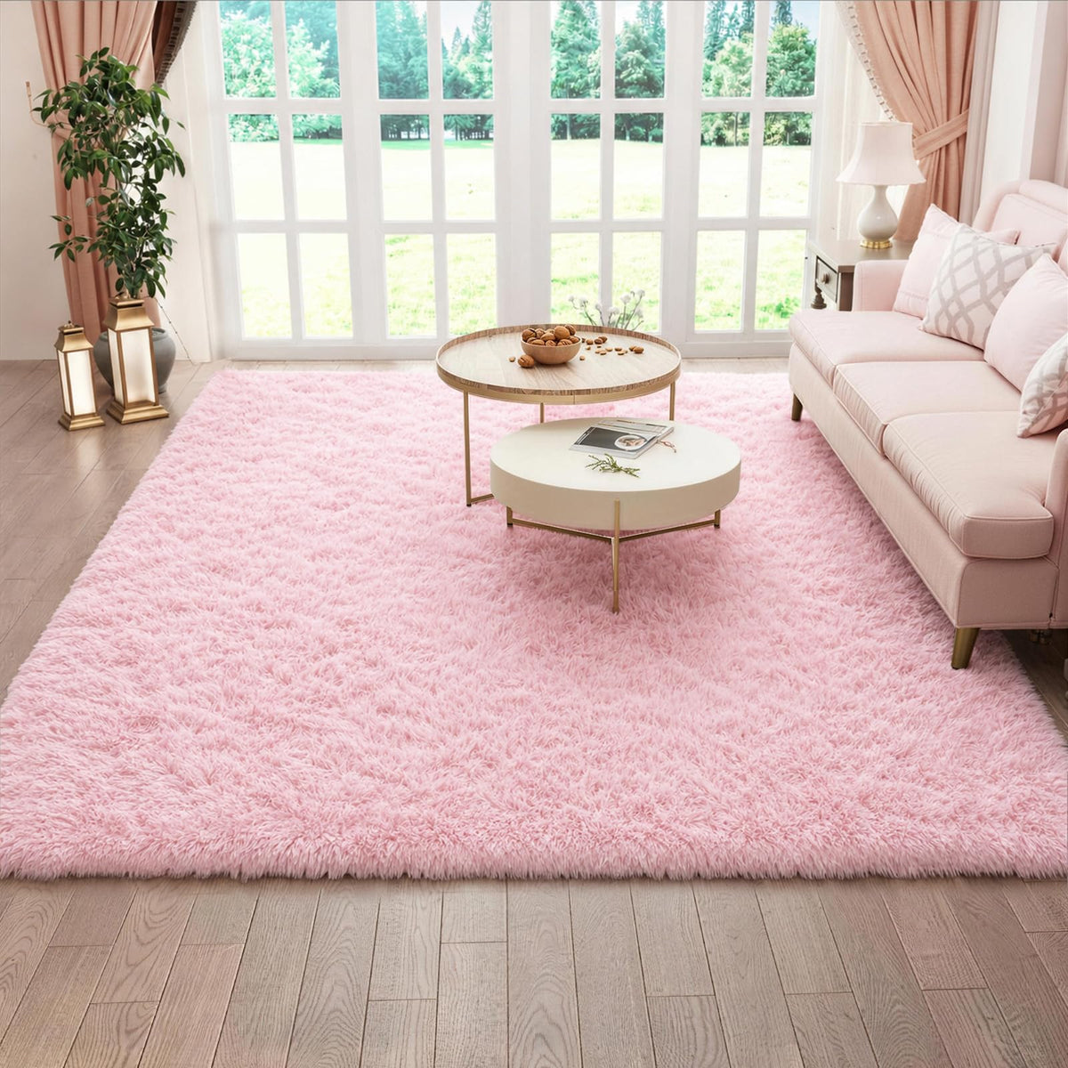 Ophanie 2x6 Washable Runner Rug for Hallway,Non-Slip Fluffy Soft Bedside Rugs, Bedroom Living Room Grey Shaggy Gray Carpet for Kids Girls Boys Dorm Nursery Home Decor Aesthetic