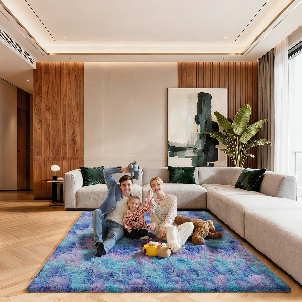 Pink Rug for Bedroom, 2x3 Small Fluffy Area Rugs for Living Room