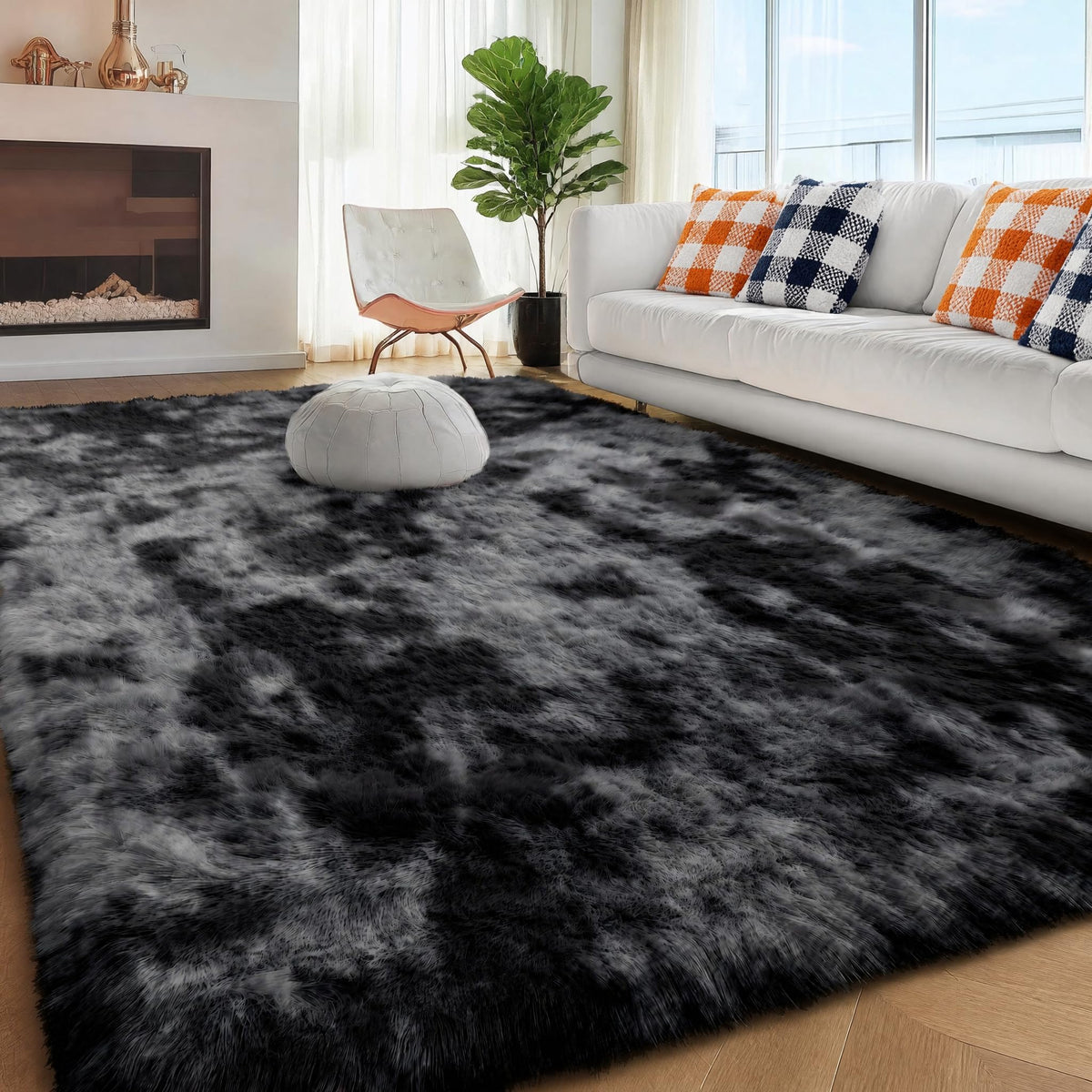 Super Soft Runner Rugs For Hallway 2x6 Ft,Grey Rug Home Decor Aesthetic
