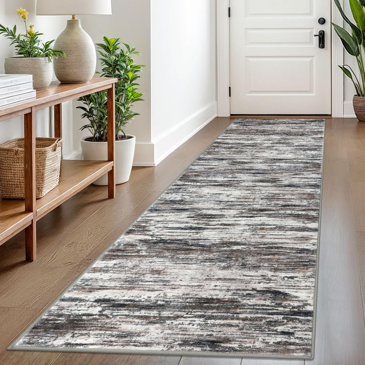 SIILOOM 3x5 Washable Area Rug Non Slip Door Mat Indoor for Entryway Bedside
