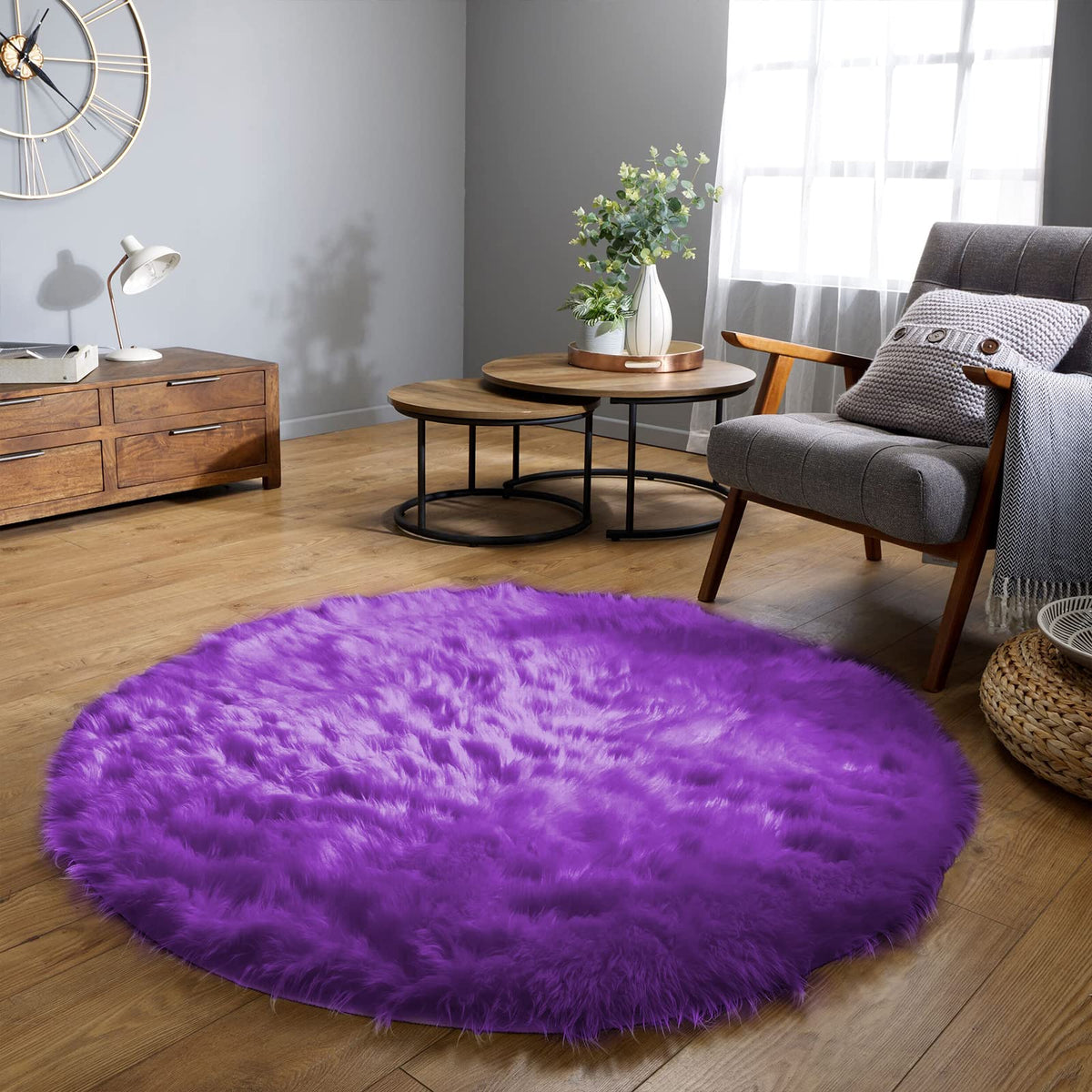 Latepis White Sheepskin Rug 2x3 Faux Fur Sheepskin Rug for Living Room Fluffy Washable Rugs for Bedroom Luxury Room Decor Furry Rugs Rectangle