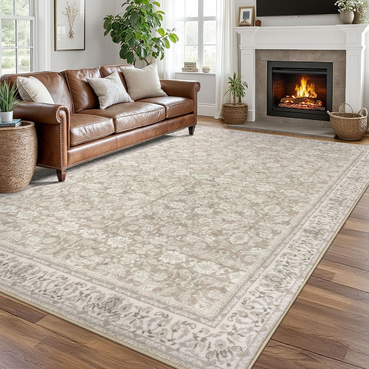 SIILOOM 2x3 Small Washable Area Rug Entryway Door Mat Indoor Kitchen Runner