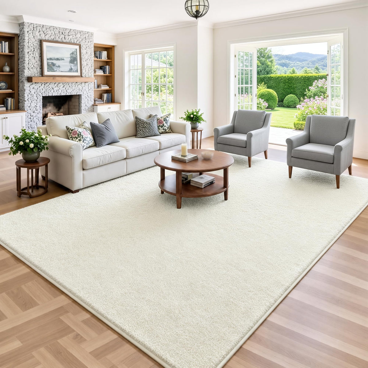 Keeko 2x4 Area Rugs for Living Room,Soft Washable Memory Foam Bedroom Rug