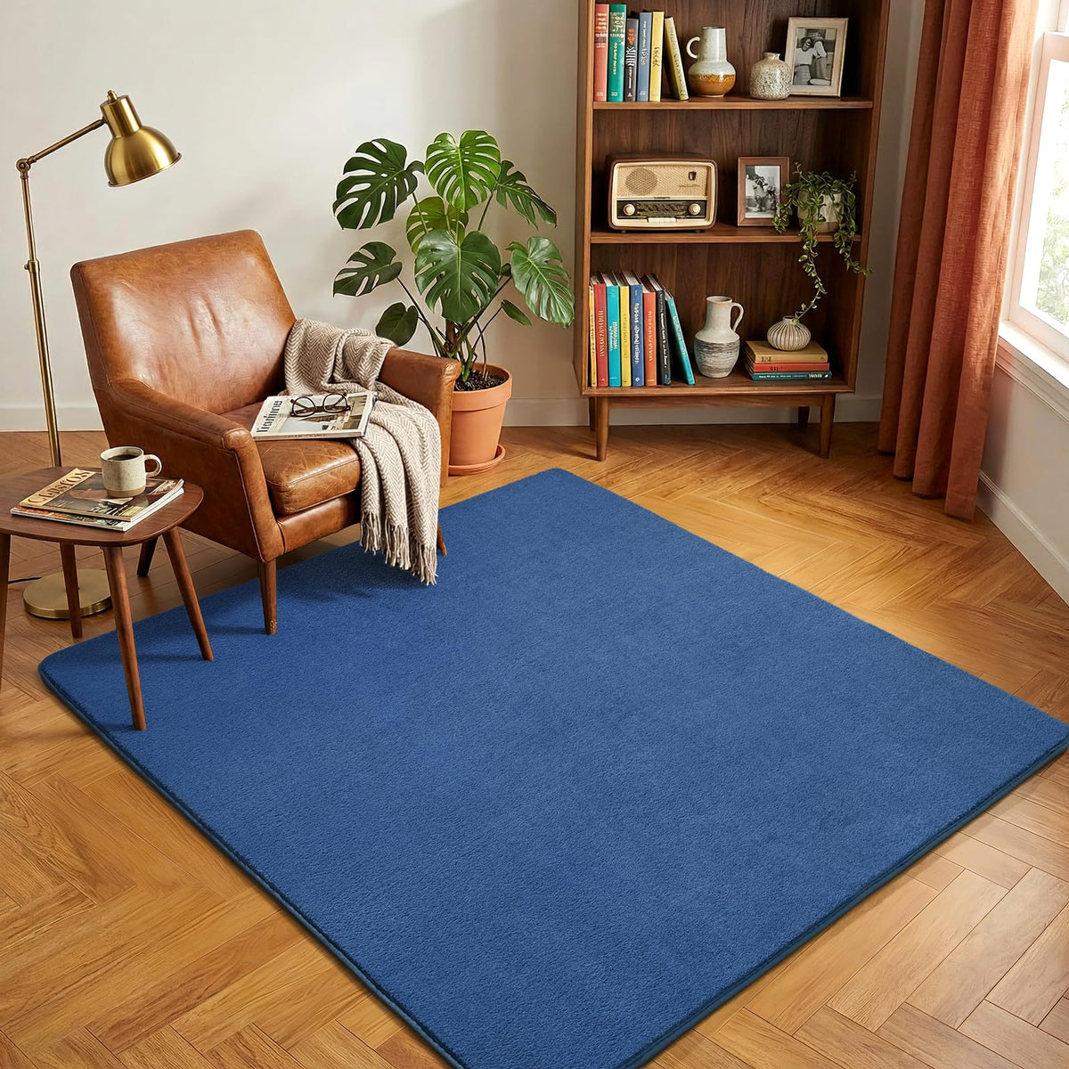 Amearea Modern Soft Hallway Runner Rug, 2x6 Feet Black Washable Runner Rugs