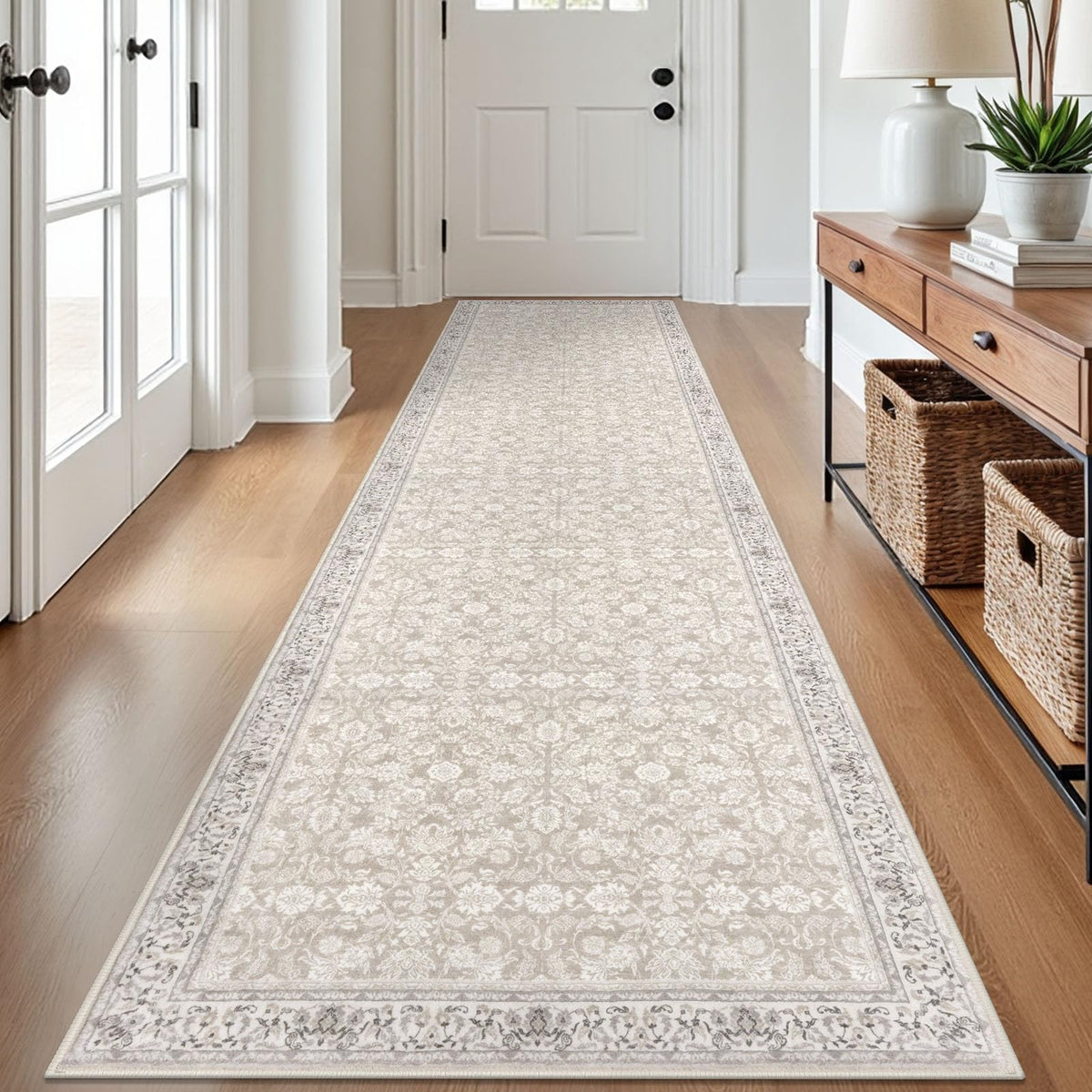 SIILOOM 2x3 Small Washable Area Rug Entryway Door Mat Indoor Kitchen Runner