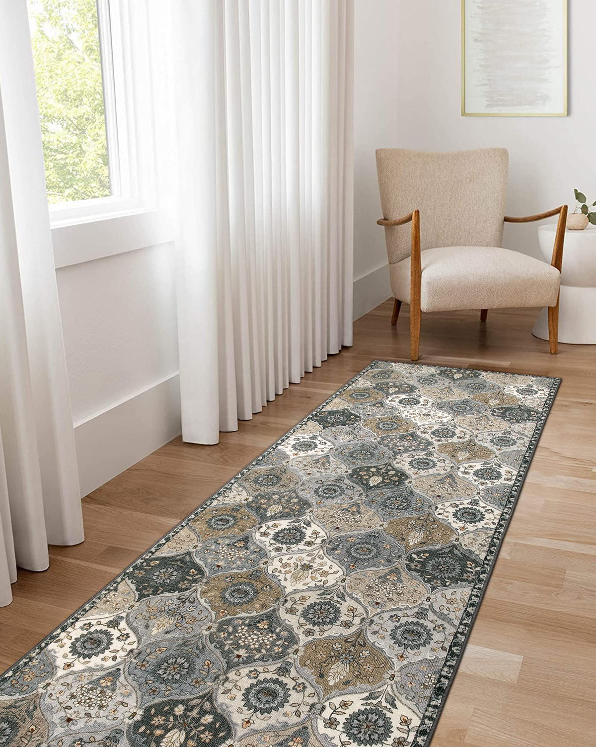 Lahome Washable Rugs for Entryway, 2x3 Kitchen Rugs Non Slip Washable