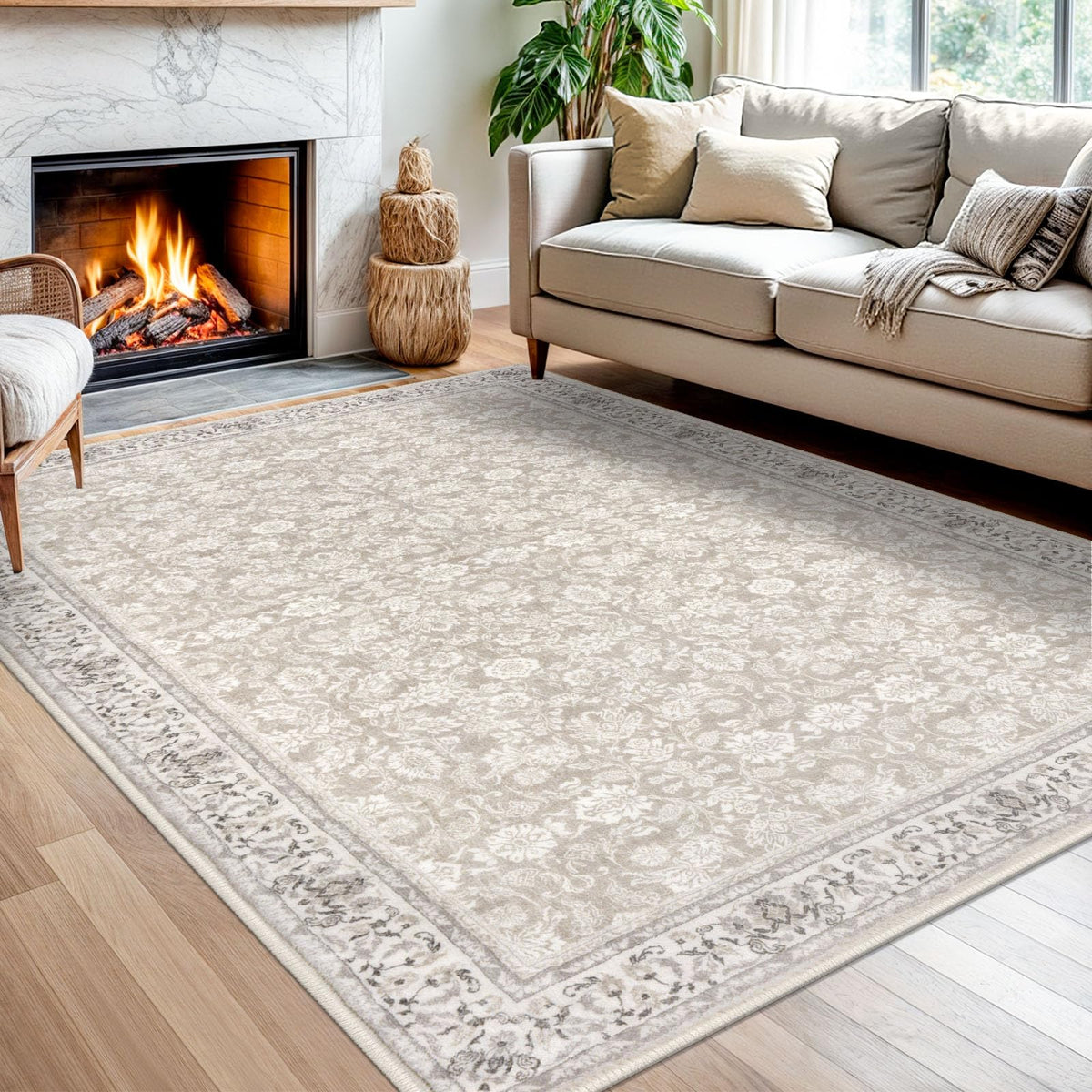 SIILOOM 2x3 Small Washable Area Rug Entryway Door Mat Indoor Kitchen Runner