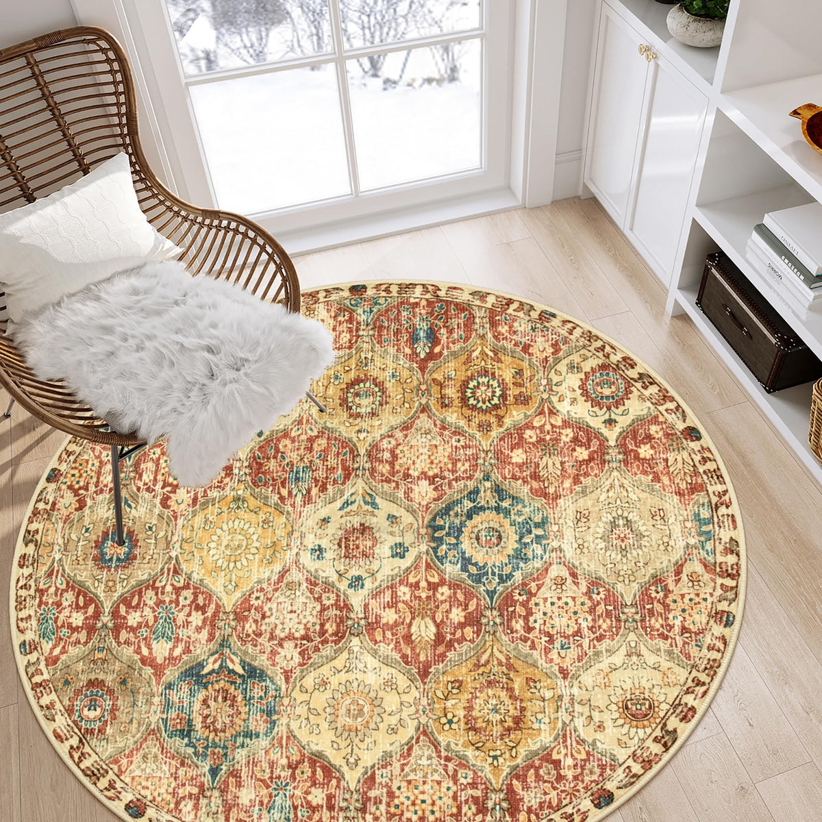 Lahome Washable Rugs for Entryway, 2x3 Kitchen Rugs Non Slip Washable