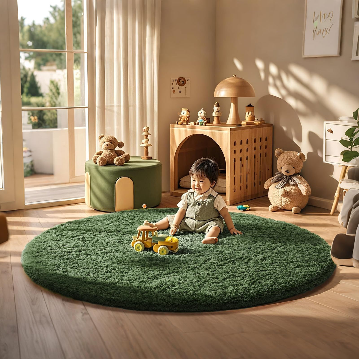 Ophanie 2x6 Washable Runner Rug for Hallway,Non-Slip Fluffy Soft Bedside Rugs, Bedroom Living Room Grey Shaggy Gray Carpet for Kids Girls Boys Dorm Nursery Home Decor Aesthetic
