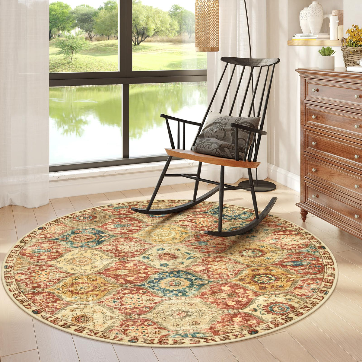 Lahome Washable Rugs for Entryway, 2x3 Kitchen Rugs Non Slip Washable