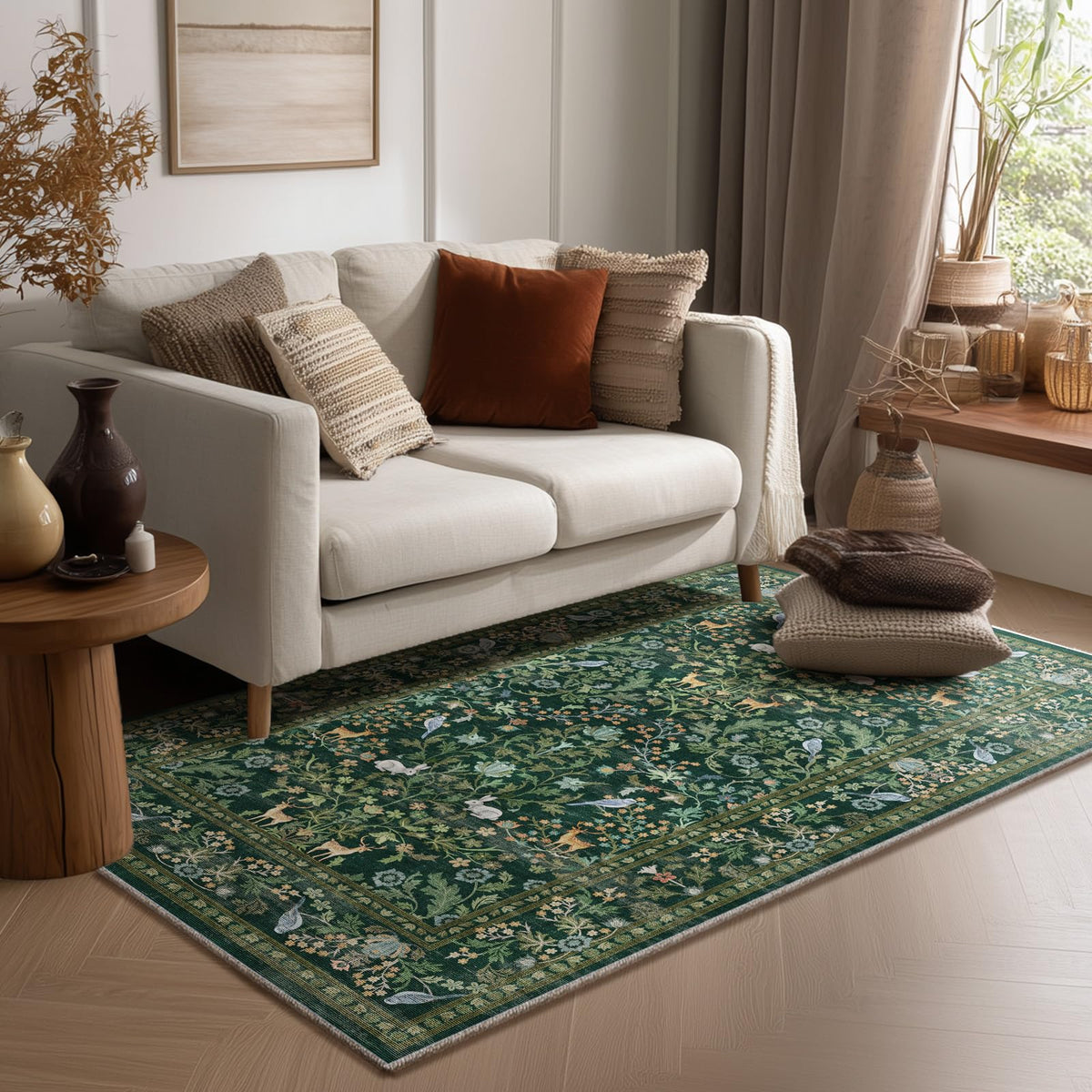 Machine Washable Small Rugs for Entryway: Door Mat Indoor Entrance 2x3 Throw Rug Non-Slip Low Pile Soft Kitchen Rugs for Front Door Indoor Entrance Entry Bedside Kids Room