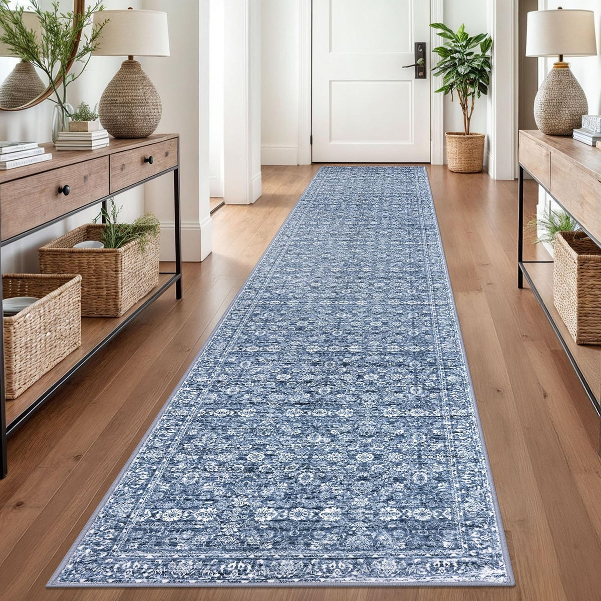 SIILOOM 2x3 Small Washable Area Rug Entryway Door Mat Indoor Kitchen Runner