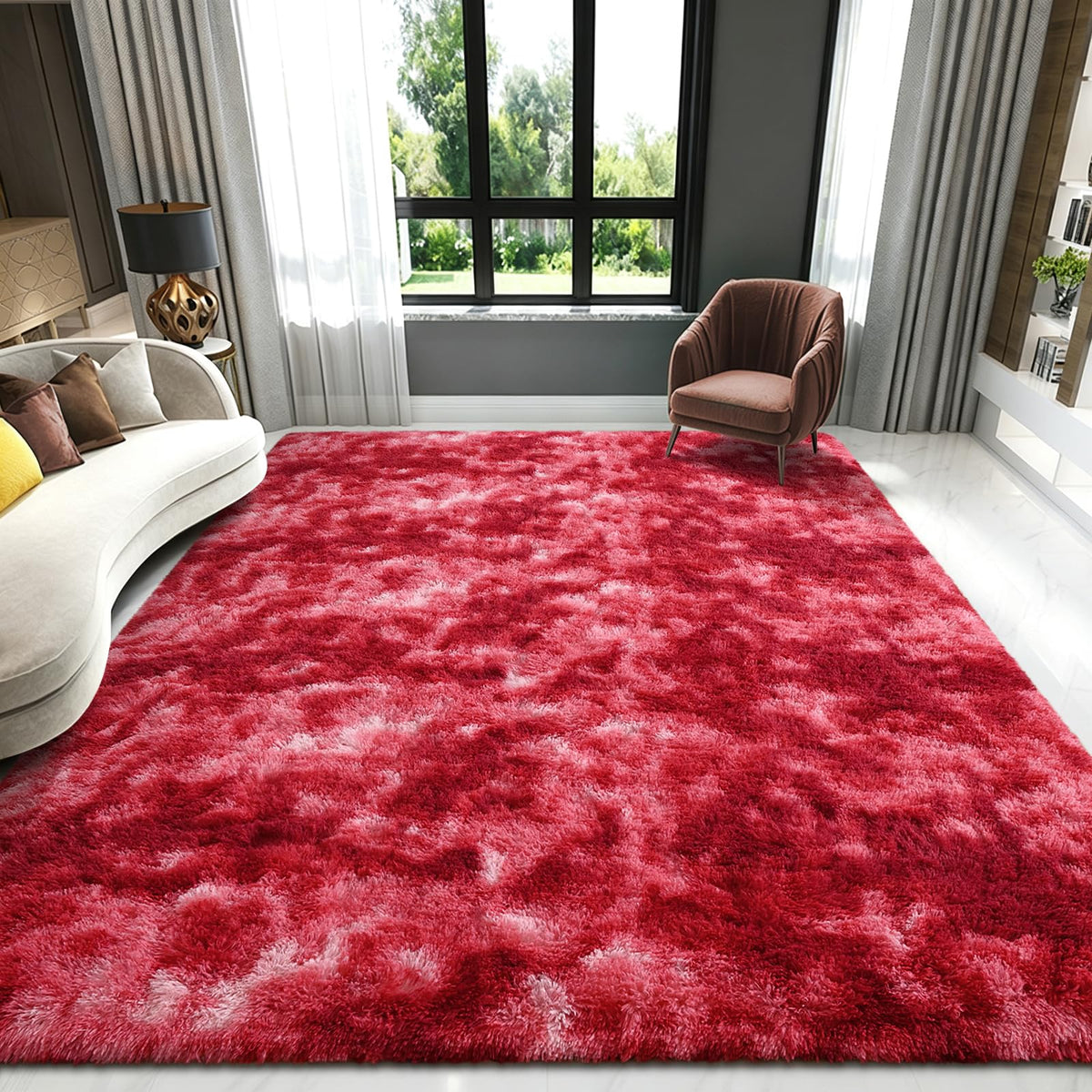 Sage Green Runner Area Rugs for Bedroom Living Room, 2x6 Feet Fluffy Bedside Rugs, Soft Shaggy Carpet Rug for Kids Room Nursery, Furry Rugs for Girls Boys Dorm Room Home Decor