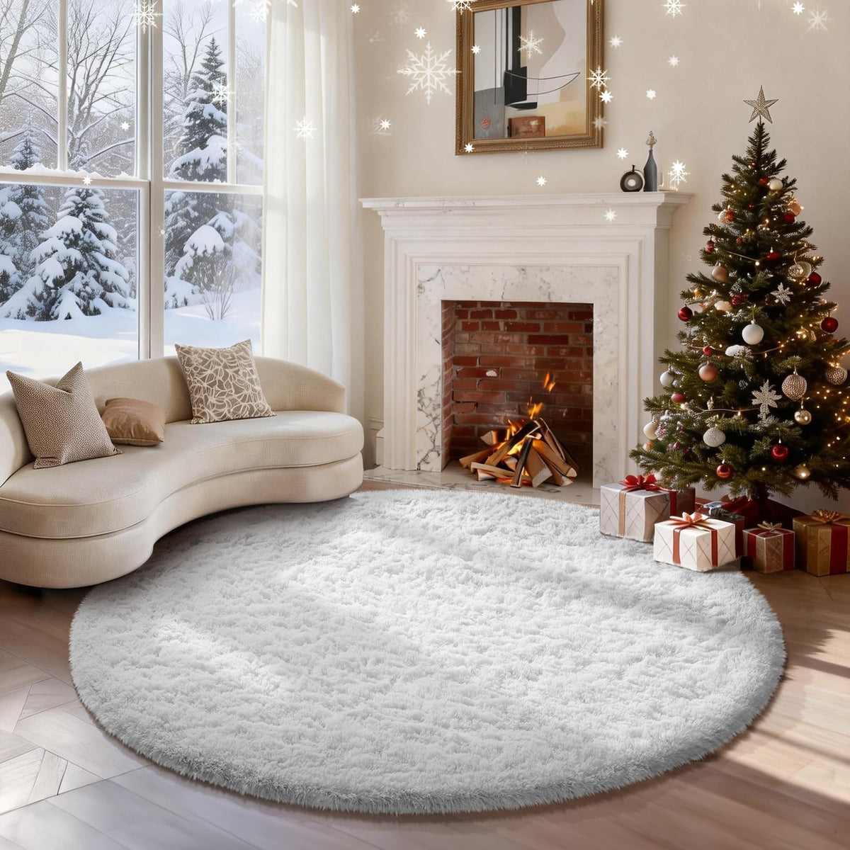 Ophanie 2x6 Washable Runner Rug for Hallway,Non-Slip Fluffy Soft Bedside Rugs, Bedroom Living Room Grey Shaggy Gray Carpet for Kids Girls Boys Dorm Nursery Home Decor Aesthetic