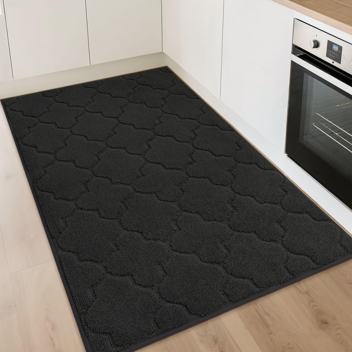COSY HOMEER Soft Kitchen Floor Mats and Rugs Non Slip 20"x59",Dark Grey