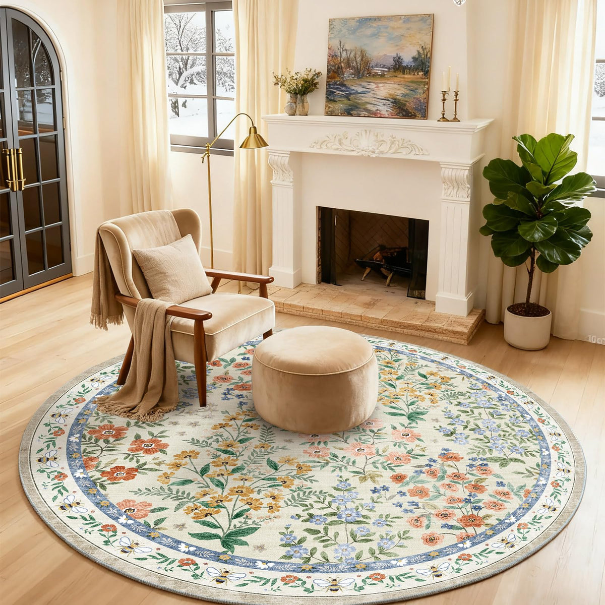 Machine Washable Small Rugs for Entryway: Door Mat Indoor Entrance 2x3 Throw Rug Non-Slip Low Pile Soft Kitchen Rugs for Front Door Indoor Entrance Entry Bedside Kids Room