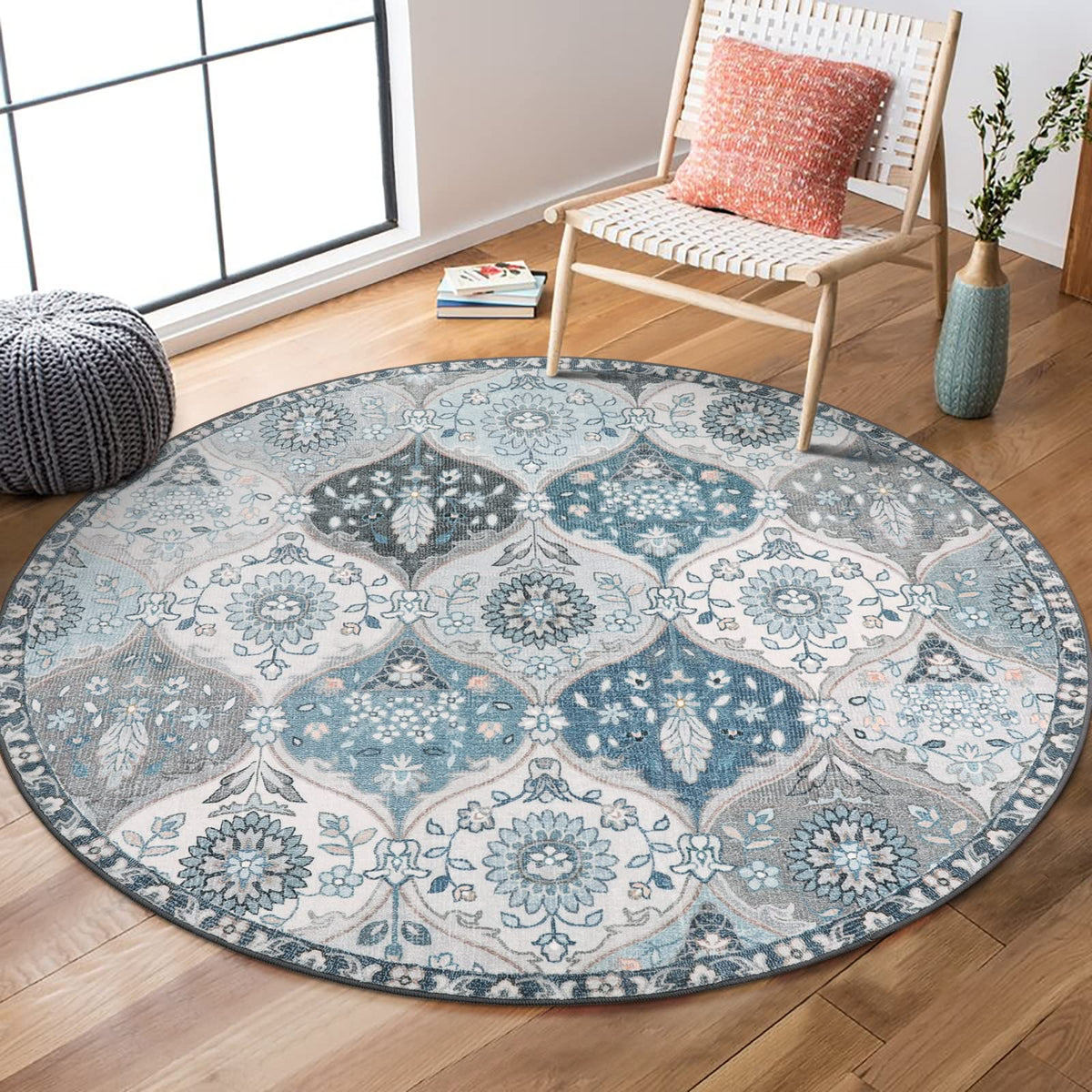 Lahome Washable Rugs for Entryway, 2x3 Kitchen Rugs Non Slip Washable