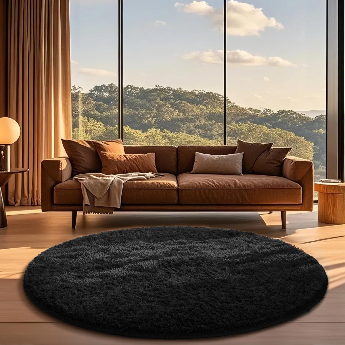 Ophanie 2x6 Washable Runner Rug for Hallway,Non-Slip Fluffy Soft Bedside Rugs, Bedroom Living Room Grey Shaggy Gray Carpet for Kids Girls Boys Dorm Nursery Home Decor Aesthetic