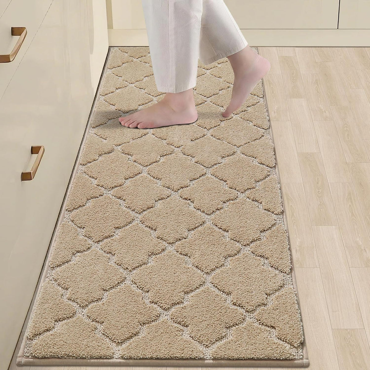 COSY HOMEER Soft Kitchen Floor Mats and Rugs Non Slip 20"x59",Dark Grey