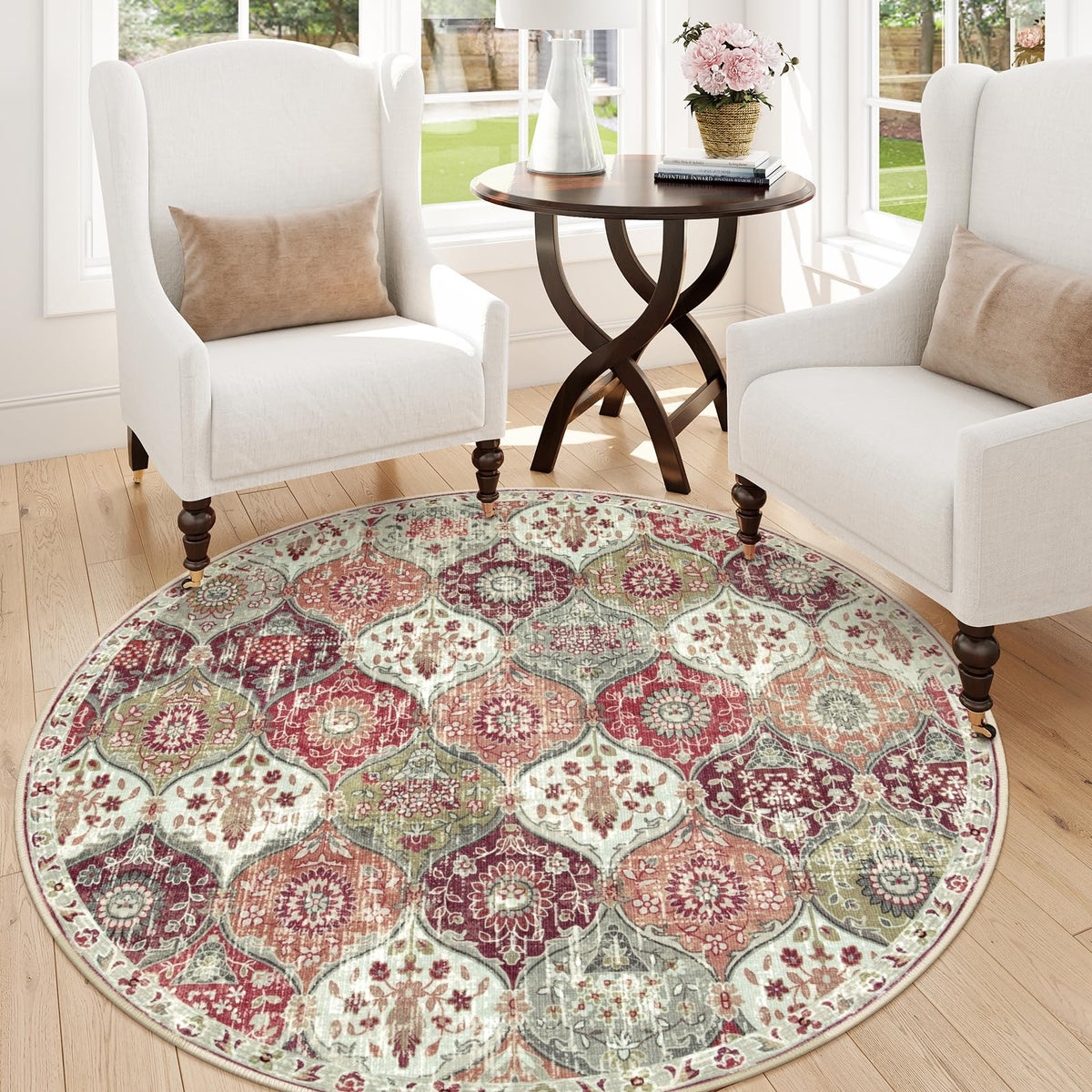 Lahome Washable Rugs for Entryway, 2x3 Kitchen Rugs Non Slip Washable
