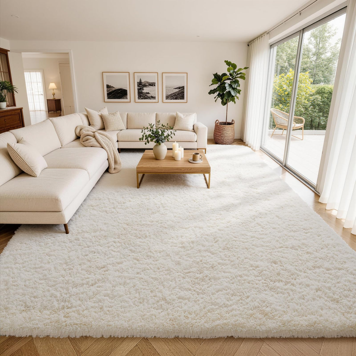 Ophanie Small Rug Upgrade Non Slip Throw Bedside Area Rugs, Fluffy Soft Grey Mini Bedroom Carpet, Affordable Door Entryway Indoor Inside Front Entrance Dog 2x3 Mat, Home Decor Aesthetic, Nursery