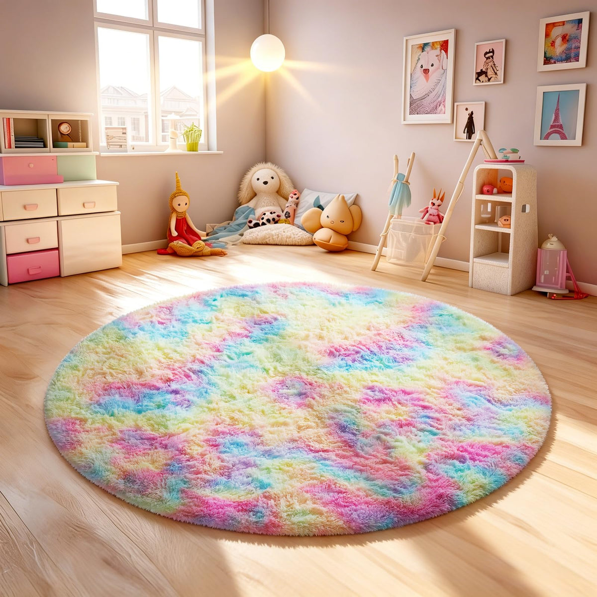 Ophanie 2x6 Washable Runner Rug for Hallway,Non-Slip Fluffy Soft Bedside Rugs, Bedroom Living Room Grey Shaggy Gray Carpet for Kids Girls Boys Dorm Nursery Home Decor Aesthetic