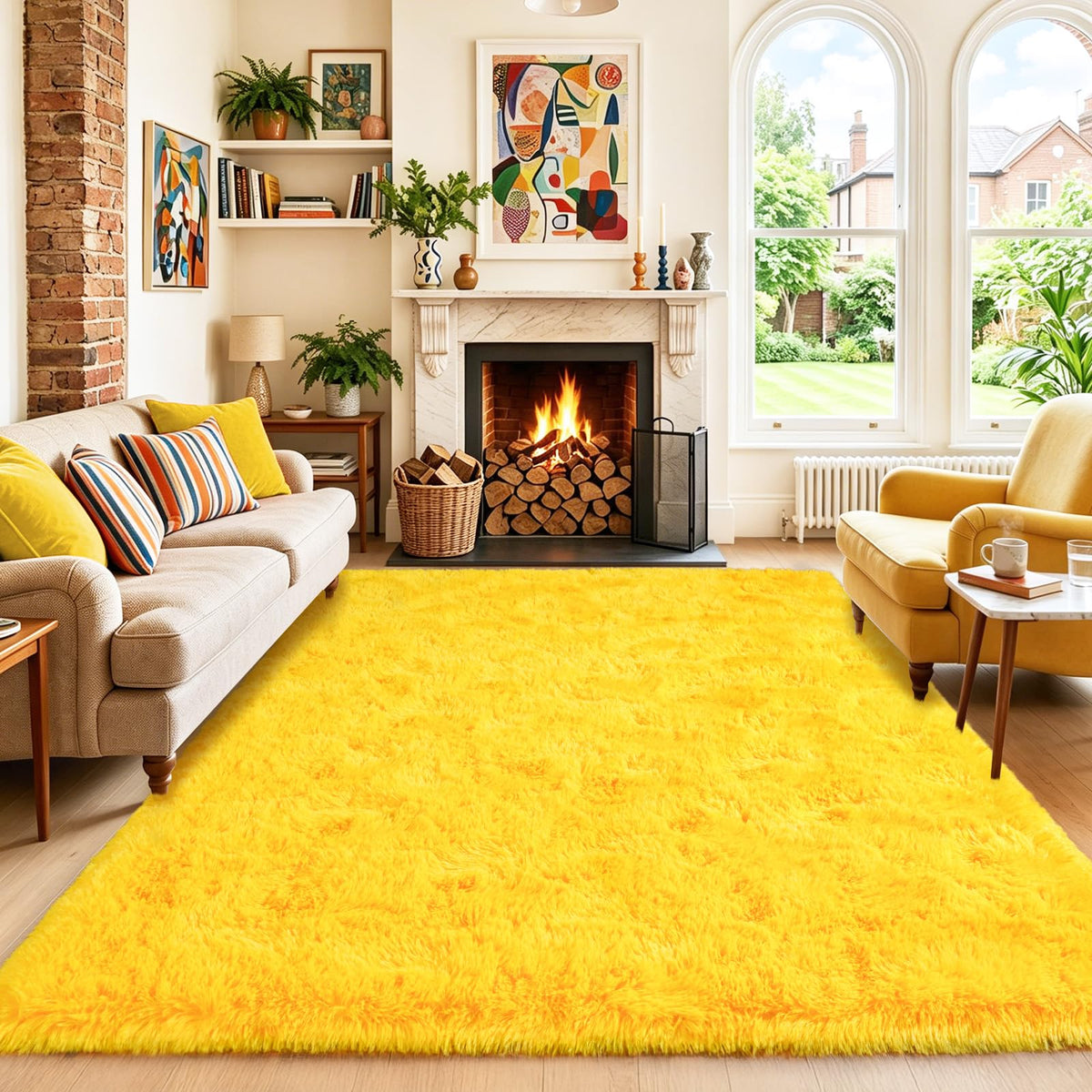 Small Black Area Rug, 2x3 Rug for Bedroom Shaggy Throw Rugs for Dorm Rug, Soft Shag Carpet for Kids Room, Plush Comfy Fluffy Bedside Rug for Home Decor Aesthetic