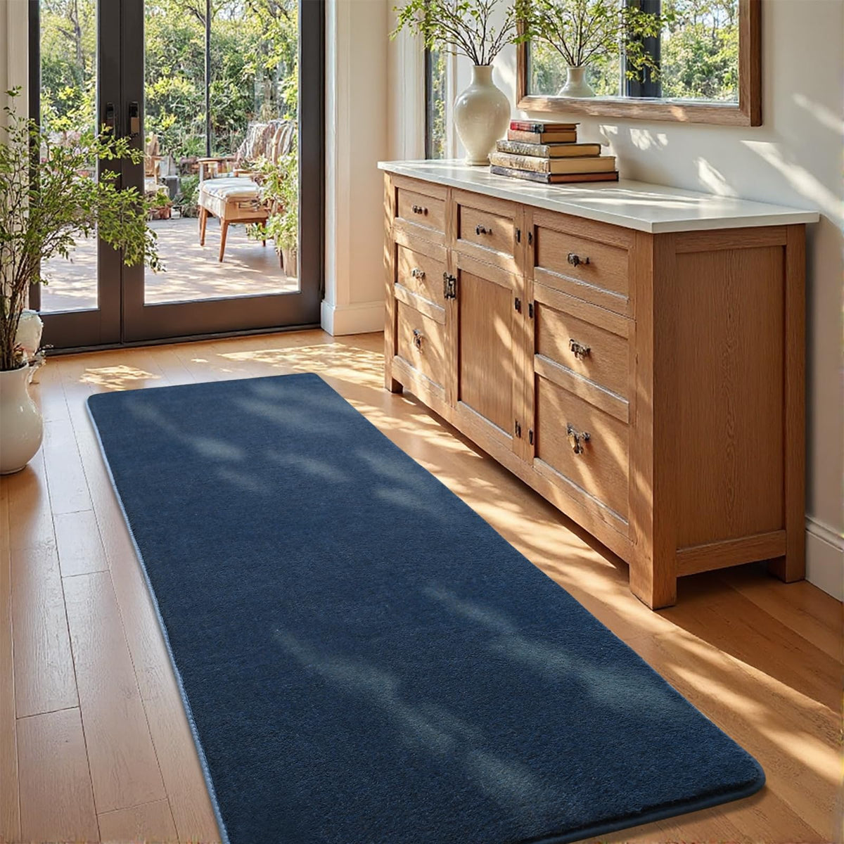 HOMORE 2x3 Small Black Rug, Soft Memory Foam Rugs for Bedroom College Dorm