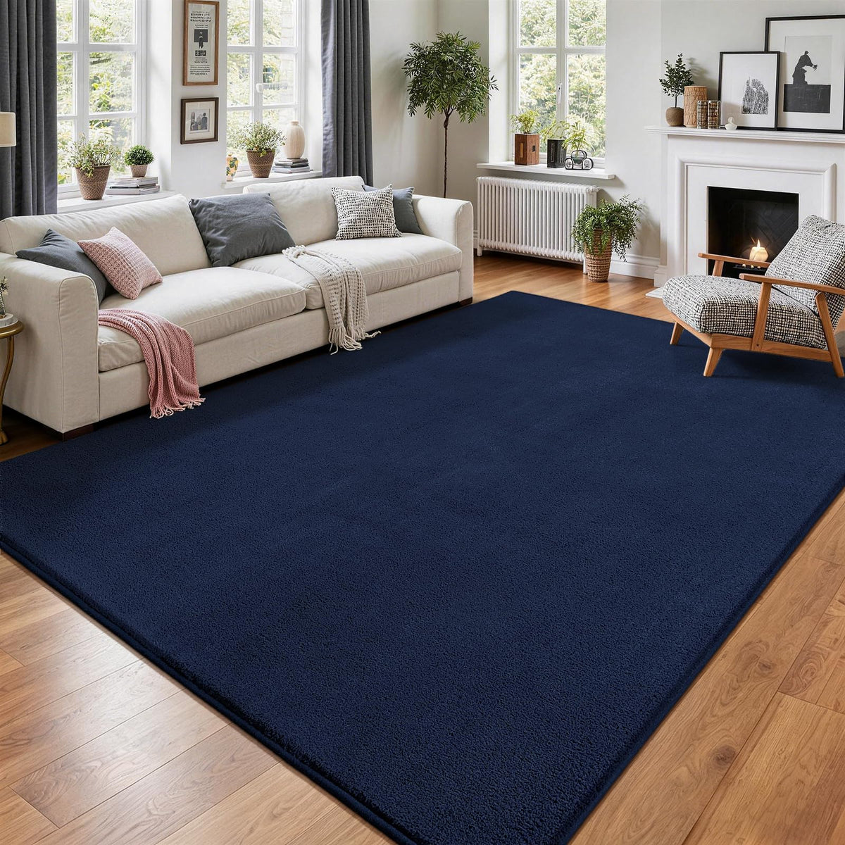 Vasofe Black Hallway Runner Rug, 2x6 Non Slip Runners, Washable Bedroom Rug