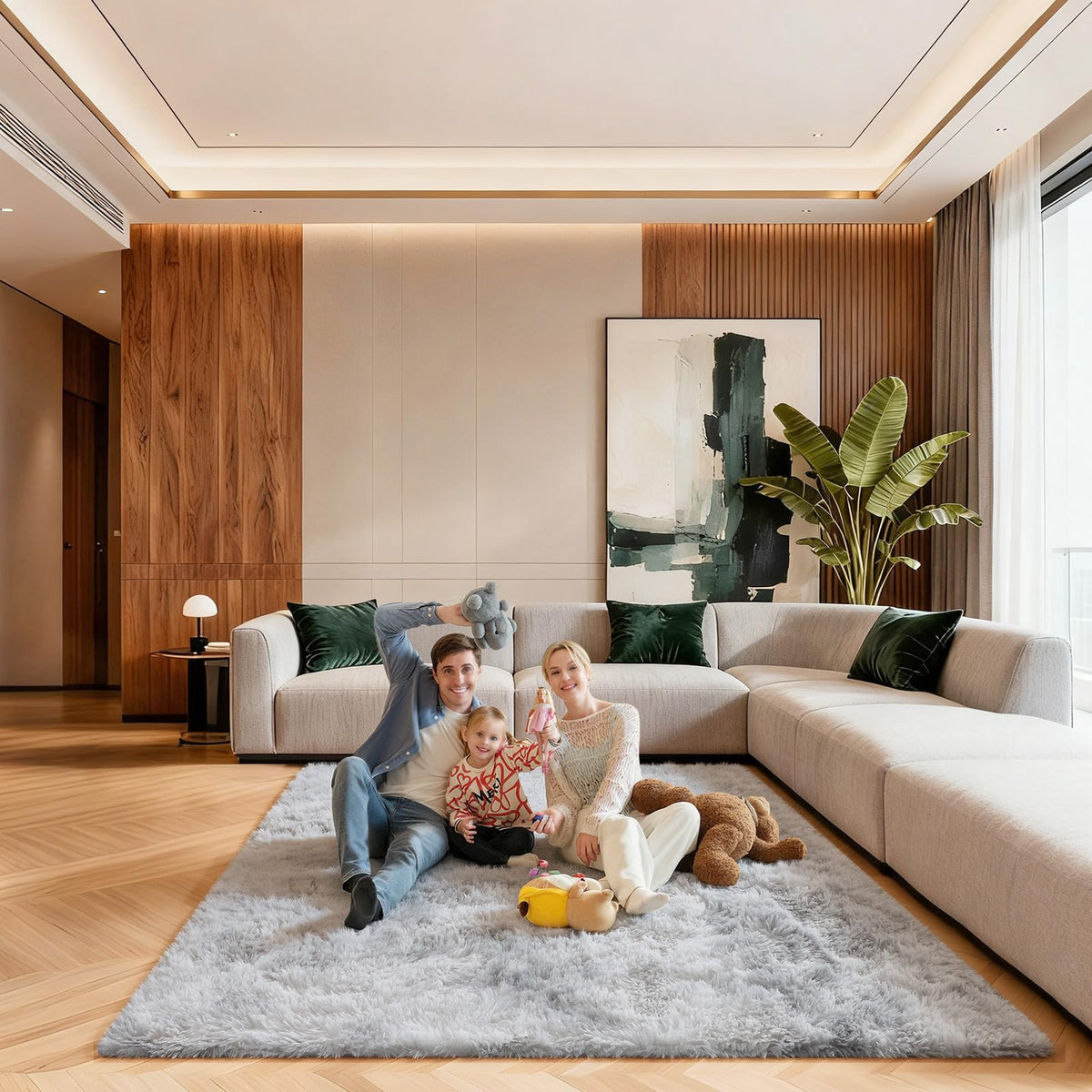 Pink Rug for Bedroom, 2x3 Small Fluffy Area Rugs for Living Room