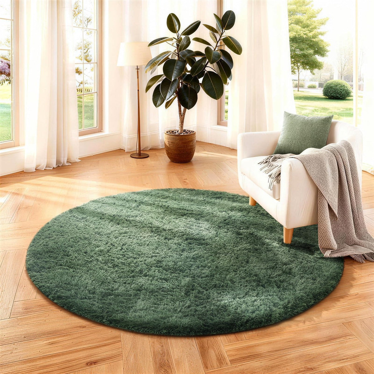 Ophanie 2x6 Washable Runner Rug for Hallway,Non-Slip Fluffy Soft Bedside Rugs, Bedroom Living Room Grey Shaggy Gray Carpet for Kids Girls Boys Dorm Nursery Home Decor Aesthetic