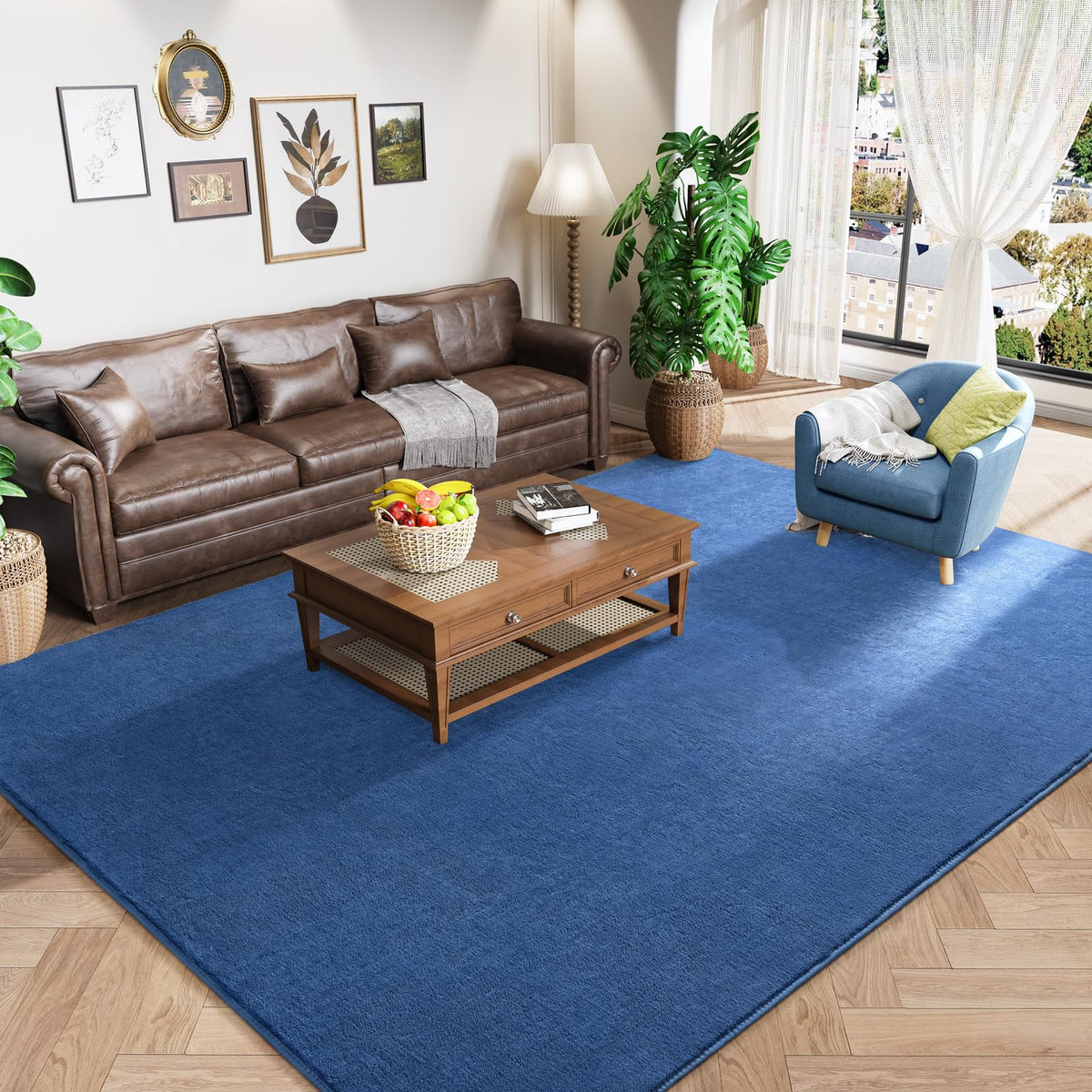 Amearea Modern Soft Hallway Runner Rug, 2x6 Feet Black Washable Runner Rugs
