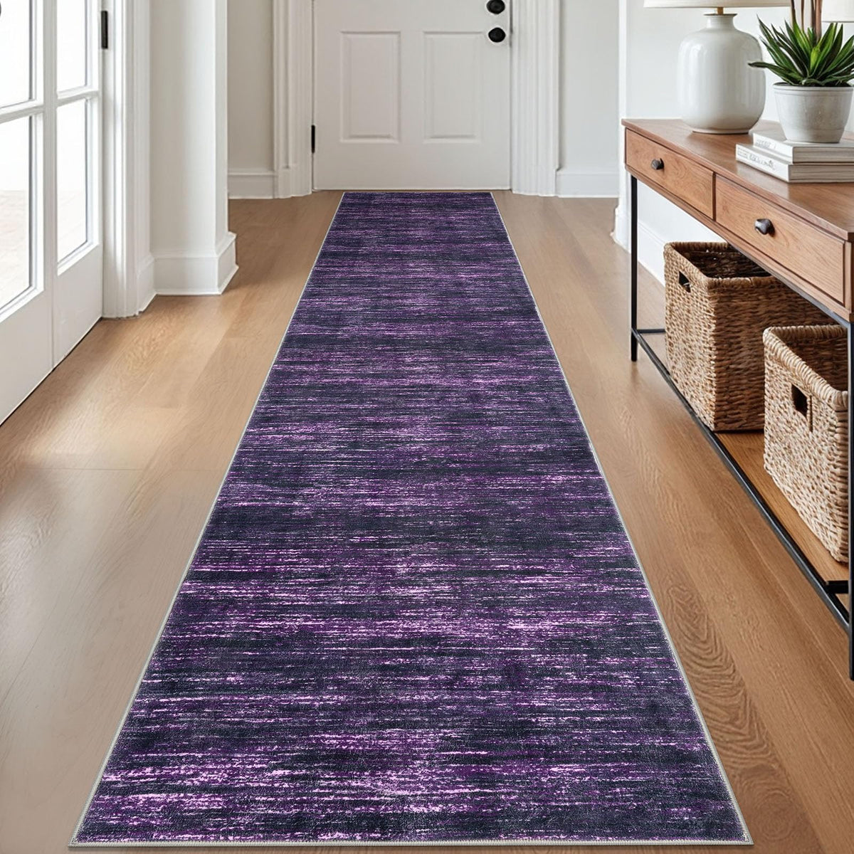 SIILOOM 3x5 Washable Area Rug Non Slip Door Mat Indoor for Entryway Bedside