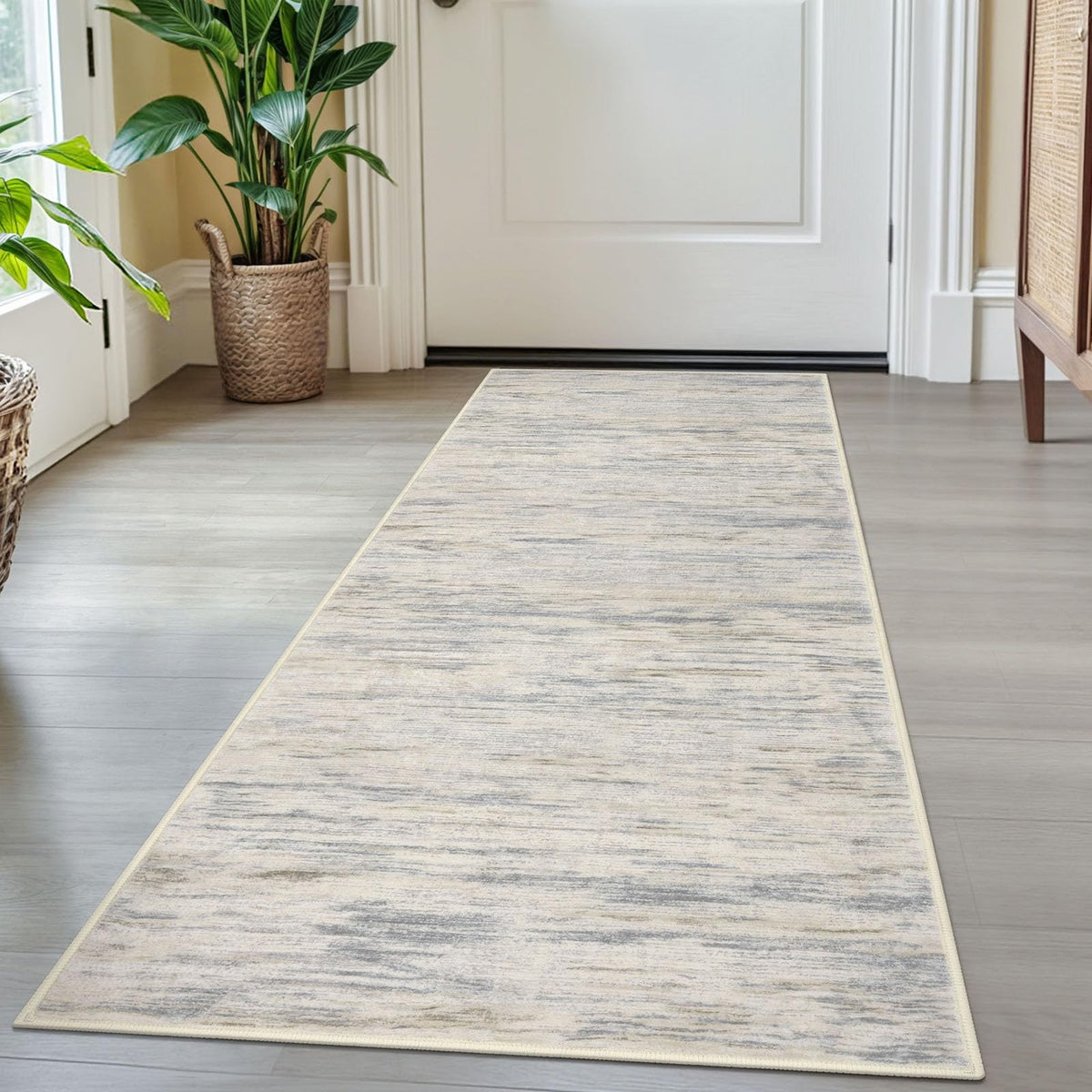SIILOOM 3x5 Washable Area Rug Non Slip Door Mat Indoor for Entryway Bedside