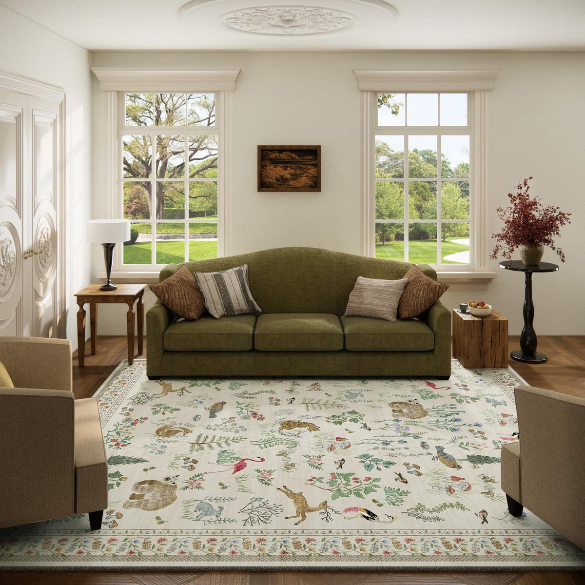 Machine Washable Small Rugs for Entryway: Door Mat Indoor Entrance 2x3 Throw Rug Non-Slip Low Pile Soft Kitchen Rugs for Front Door Indoor Entrance Entry Bedside Kids Room