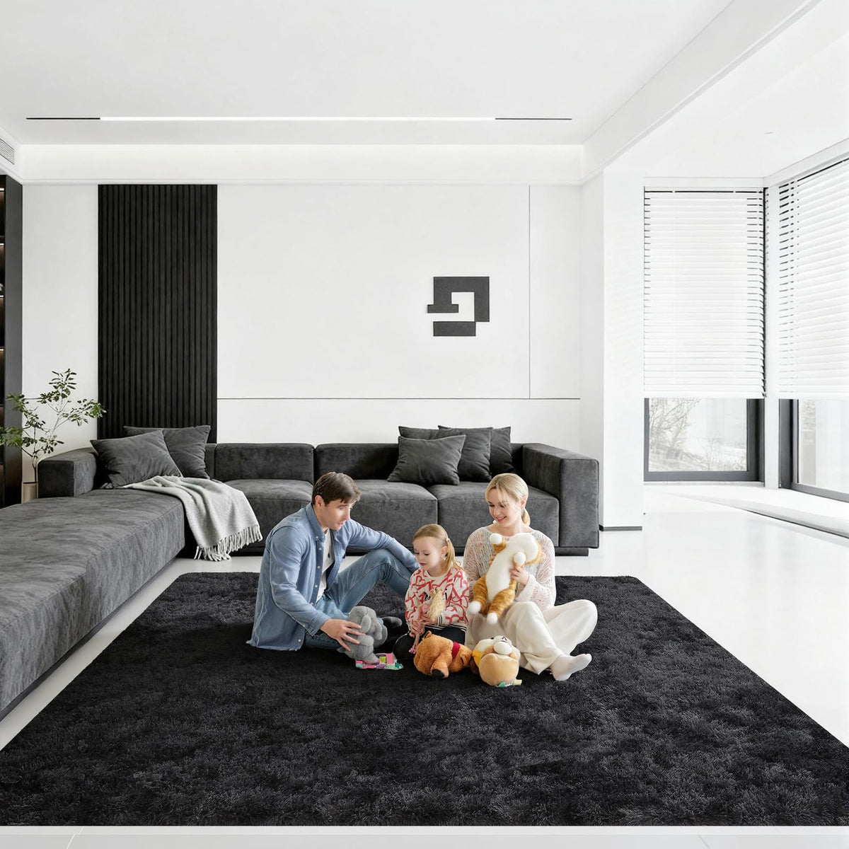 Pink Rug for Bedroom, 2x3 Small Fluffy Area Rugs for Living Room