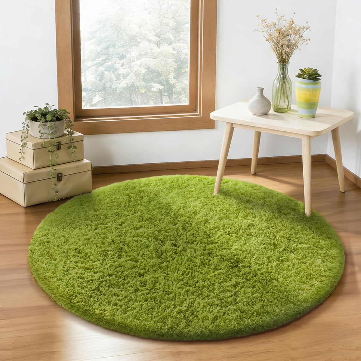 Ophanie Small Rug Upgrade Non Slip Throw Bedside Area Rugs, Fluffy Soft Grey Mini Bedroom Carpet, Affordable Door Entryway Indoor Inside Front Entrance Dog 2x3 Mat, Home Decor Aesthetic, Nursery