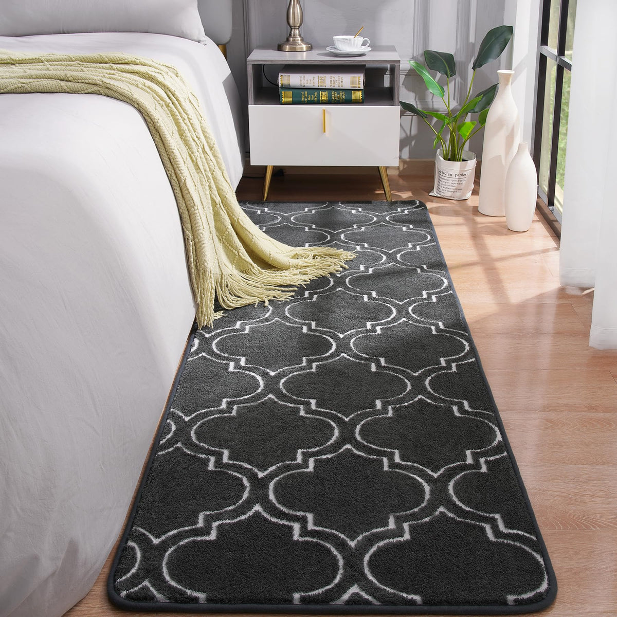 Chicrug Memory Foam 2x6 Runner Rugs for Hallway Entryway Bedroom