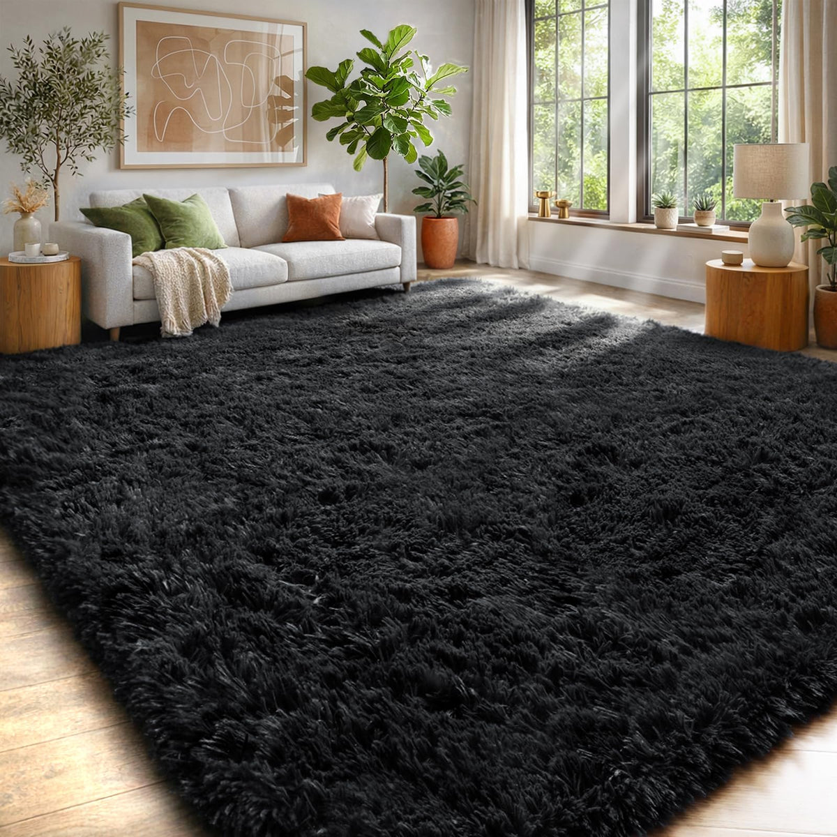 Super Soft Runner Rugs For Hallway 2x6 Ft,Grey Rug Home Decor Aesthetic