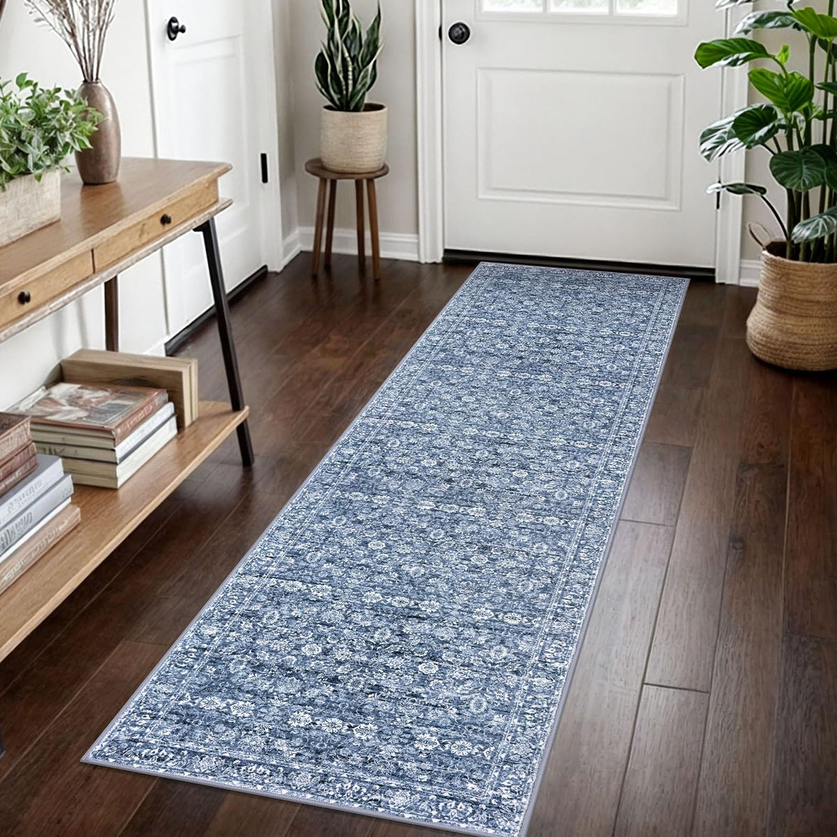 SIILOOM 2x3 Small Washable Area Rug Entryway Door Mat Indoor Kitchen Runner