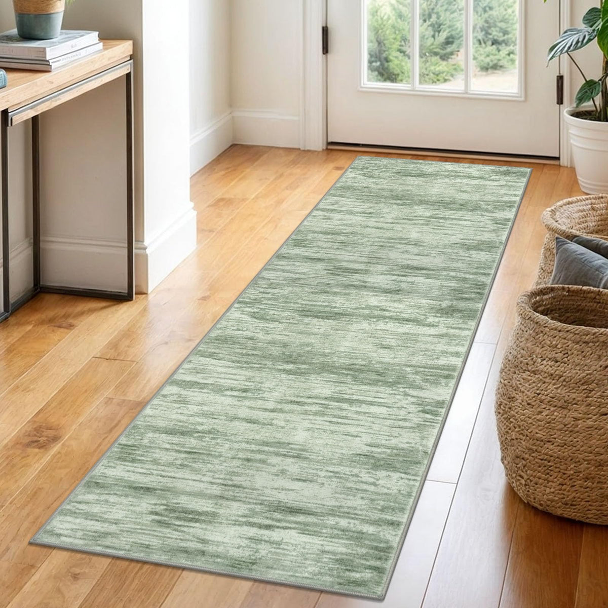 SIILOOM 3x5 Washable Area Rug Non Slip Door Mat Indoor for Entryway Bedside