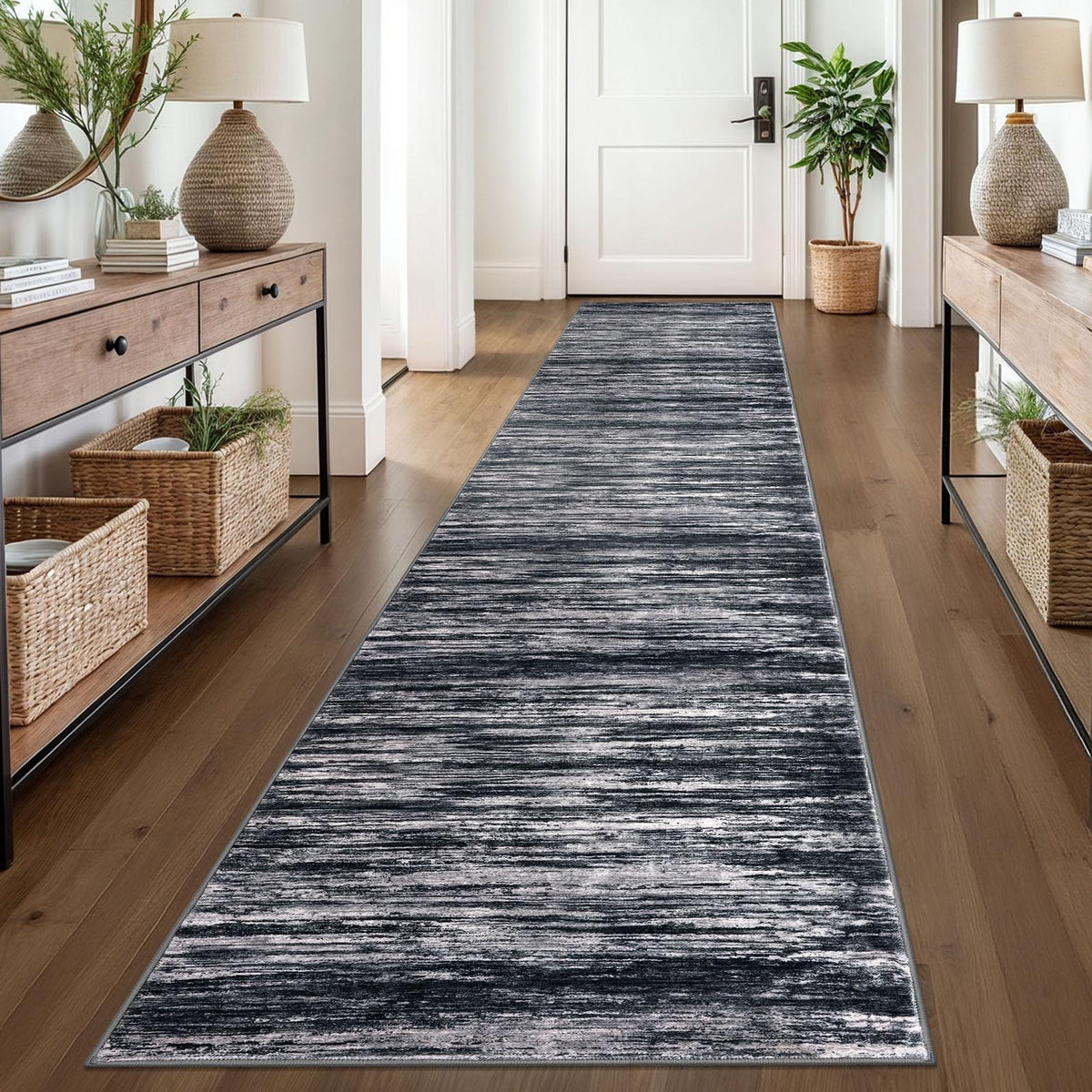 SIILOOM 3x5 Washable Area Rug Non Slip Door Mat Indoor for Entryway Bedside